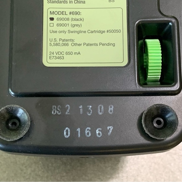 Swingline Model 690 Electric Stapler 30 Sheet Capacity Power Adapter 69008 Works - Picture 10 of 14